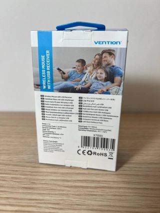 Ratón Inalámbrico Vention KTBB0 USB 2.4GHz