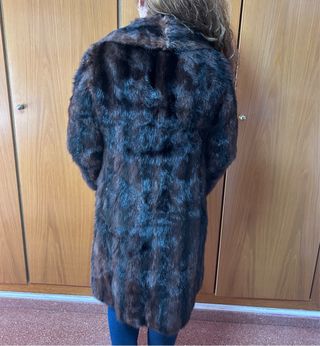 Abrigo de piel chinchilla original