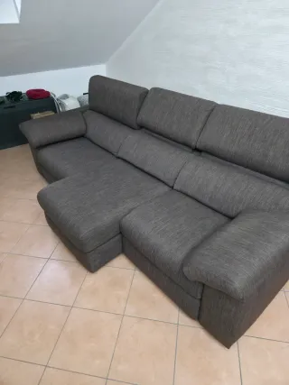 Sofá 4 posti Poltrone e Sofà con pouf contenitore