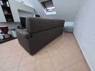 Sofá 4 posti Poltrone e Sofà con pouf contenitore