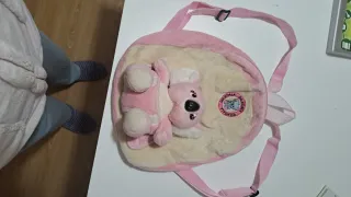 Mochila infantil koala rosa y beige