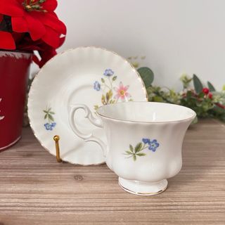 Taza y plato porcelana inglesa Richmond