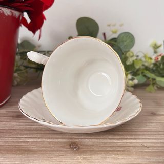 Taza y plato porcelana inglesa Richmond