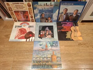 Lote 7 Vinilos Flamenco y Sevillanas