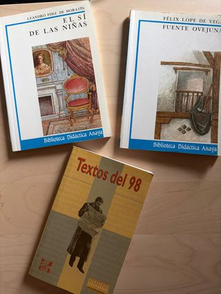 Lote 3 libros lectura