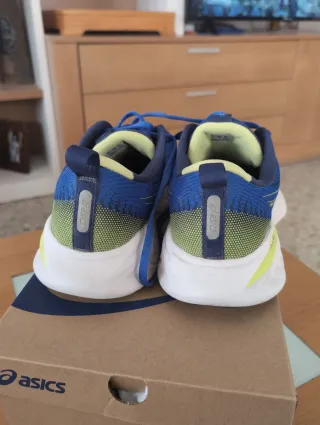 Zapatillas Asics Running Azul y Amarillo