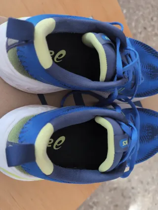 Zapatillas Asics Running Azul y Amarillo