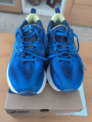 Zapatillas Asics Running Azul y Amarillo