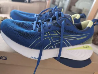 Zapatillas Asics Running Azul y Amarillo