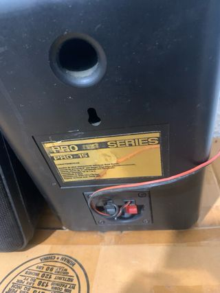 Altavoces Lenco Negros (2 unidades)