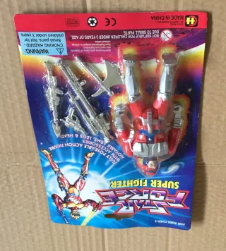 Star Force Super Fighter Action Figure anos 80/90