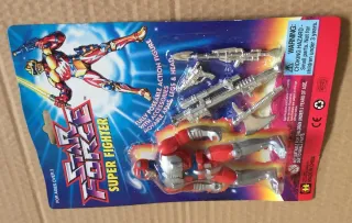 Star Force Super Fighter Action Figure anos 80/90