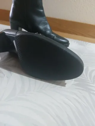 Botines piel negros talla 37