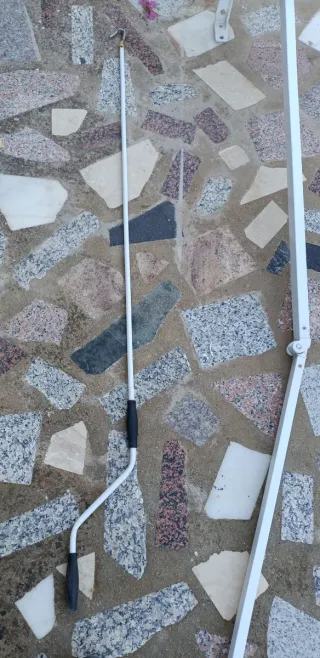 Estructura Toldo Terraza Metal Blanco