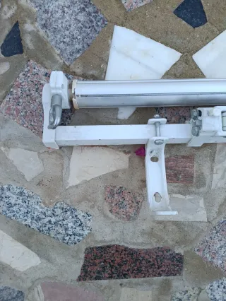 Estructura Toldo Terraza Metal Blanco