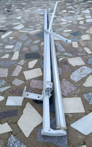 Estructura Toldo Terraza Metal Blanco