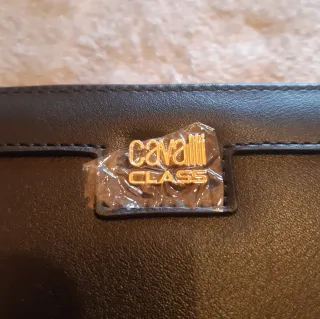 Portafoglio Cavalli Class nero donna 11,3 x 9,2 cm