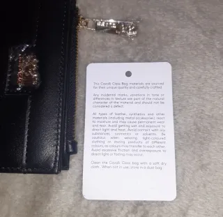 Portafoglio Cavalli Class nero donna 11,3 x 9,2 cm