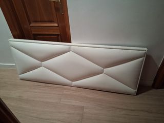 Cabecero blanco polipiel