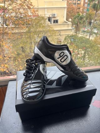Nike Total 90 Zapatillas Fútbol Negro/Plata
