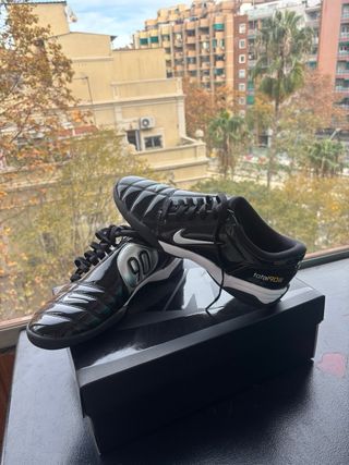 Nike Total 90 Zapatillas Fútbol Negro/Plata