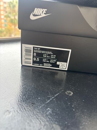 Nike Total 90 Zapatillas Fútbol Negro/Plata