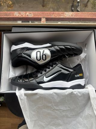 Nike Total 90 Zapatillas Fútbol Negro/Plata