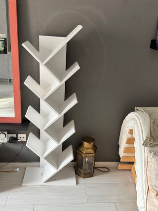 Estantería librería blanca