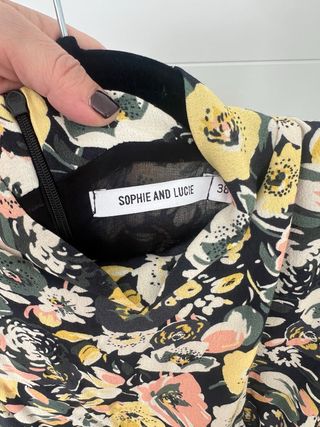 Vestido corto Shopie and Lucie estampado floral