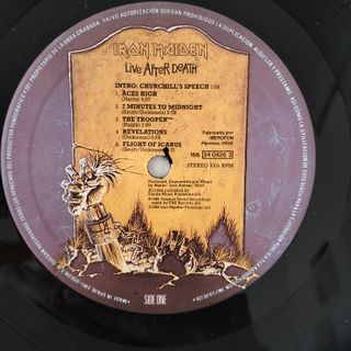 2LP Iron Maiden - Live After Death