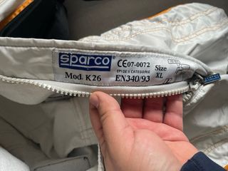 Mono SPARCO K26 Karting Talla XL