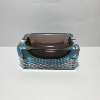 Posacenere In Vetro Di Murano Flavio Poli Anni 70