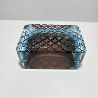 Posacenere In Vetro Di Murano Flavio Poli Anni 70