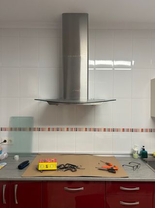 Campana Extractora Candy Cristal