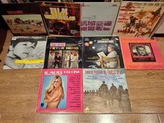 Lote 10 Vinilos Música Cine y Oeste