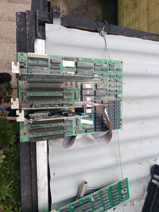 Scheda elettronica vintage PC scheda grafica