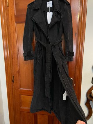 Gabardina vaquera larga nueva Talla XS