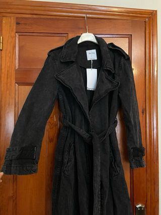 Gabardina vaquera larga nueva Talla XS