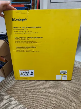 Barbacoa Carbón Plegable El Corte Inglés