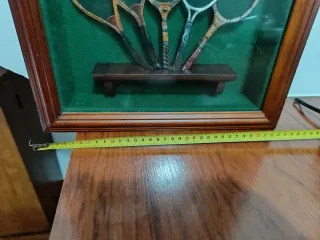 Cuadro Vintage Tenis Trofeo Raquetas