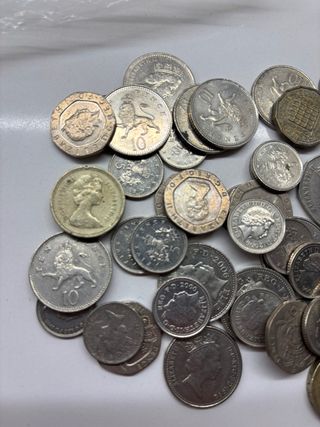 Conjunto di monete inglesi