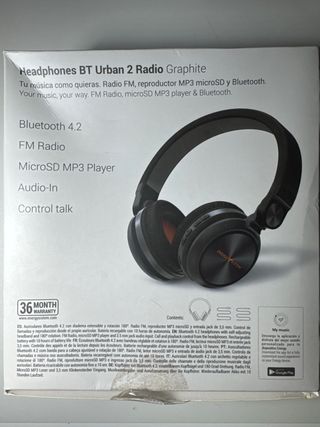 Auriculares BT Urban 2 Radio Energy Sistem