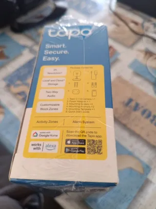 Cámara Seguridad Tapo 2K Detección Movimiento.