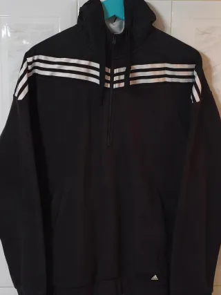 Forro polar Adidas hombre negro