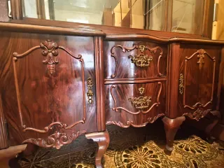 Vitrina madera y cristal