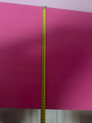 Scrivania per bambini rosa e bianca con cassetti