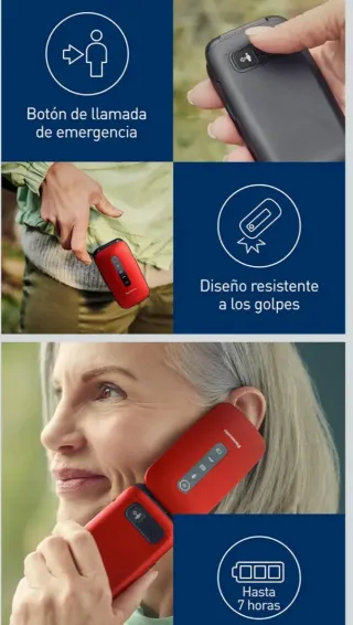 Teléfono Móvil grande  Panasonic personas mayor