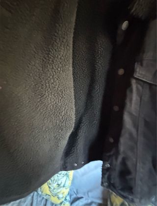 Cazadora vaquera negra caballero