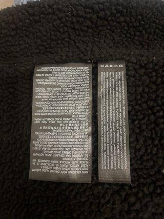 Cazadora vaquera negra caballero