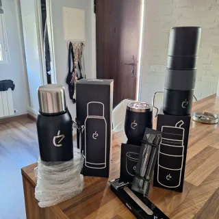 Set Mate Termo y Accesorios Negro